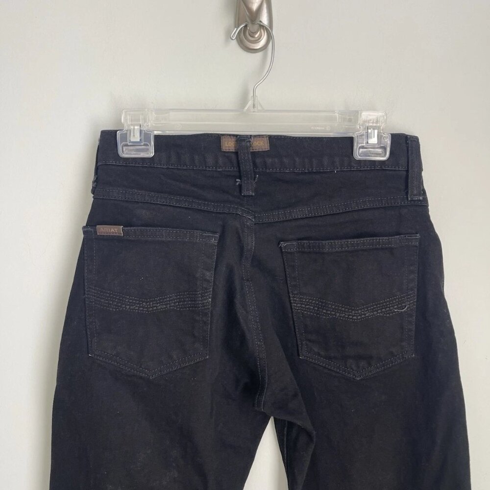 Ariat M5 Jeans Black Straight Leg Jeans Cowboy Western Men's - Picture 4 of 10